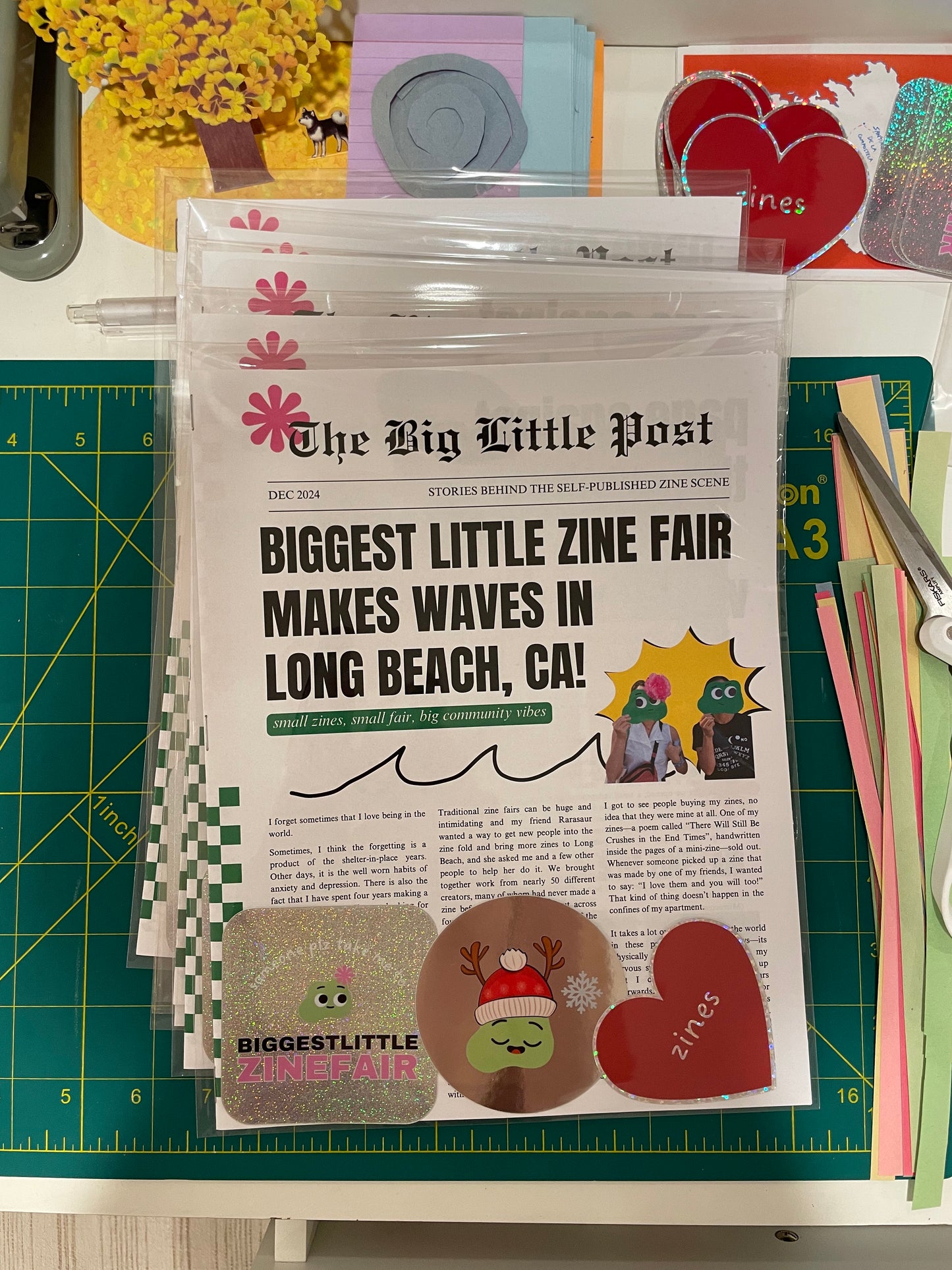 Biggest Little Zine Fair Commemorative Zine + Sticker Pack (BLZF)