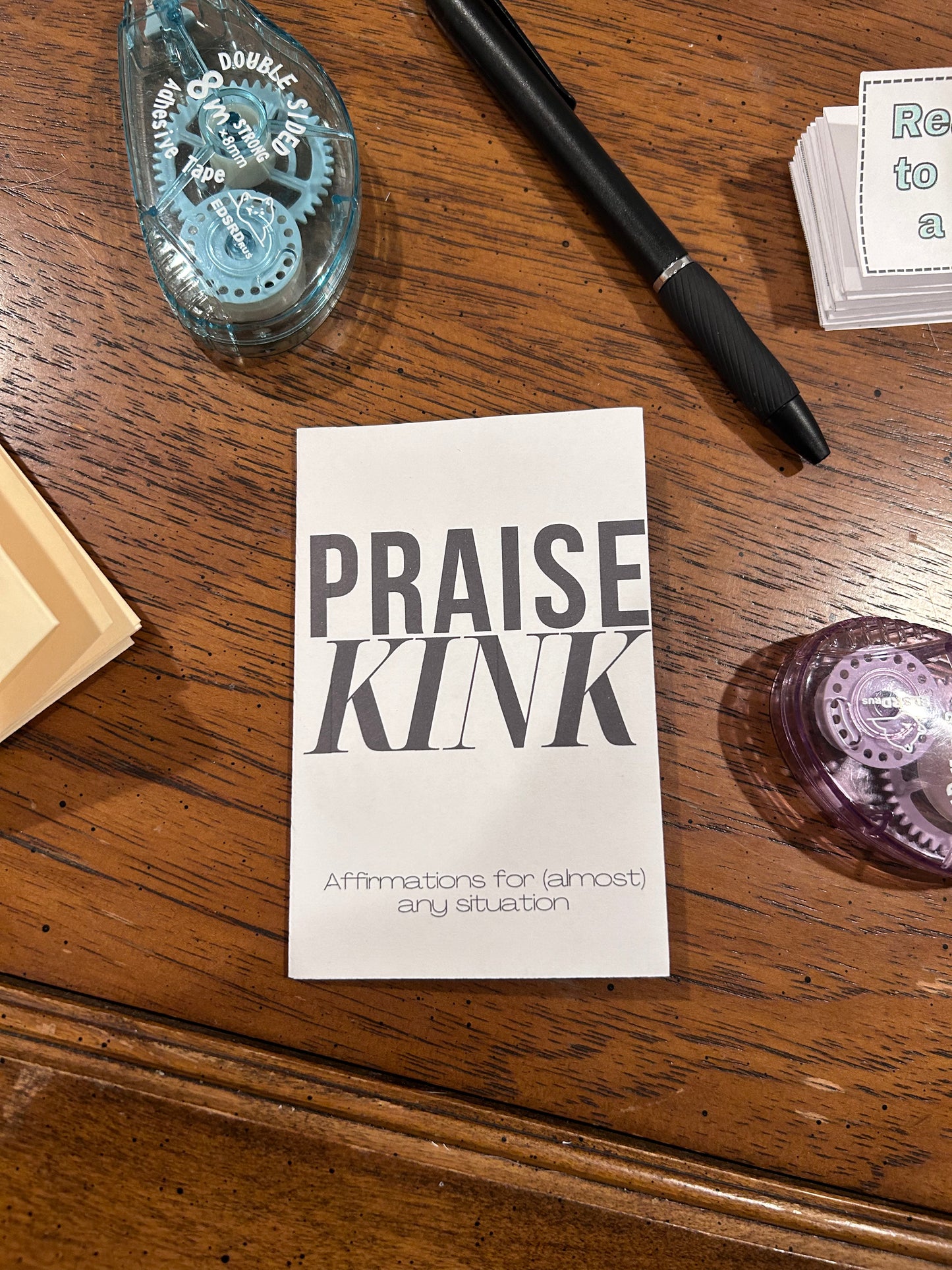 PRAISE KINK: affirmations for (almost) any situation