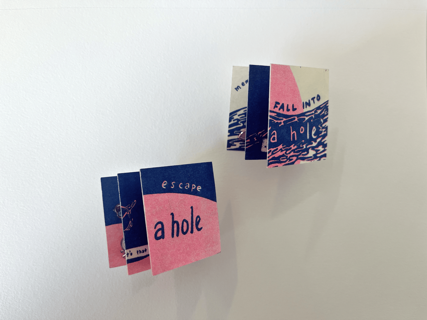 A HOLE (zine+pin)