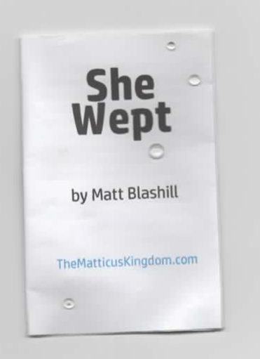 She Wept (lyric essay)