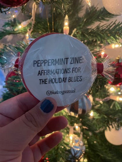 Peppermint Zine: Affirmations for the Holiday Blues