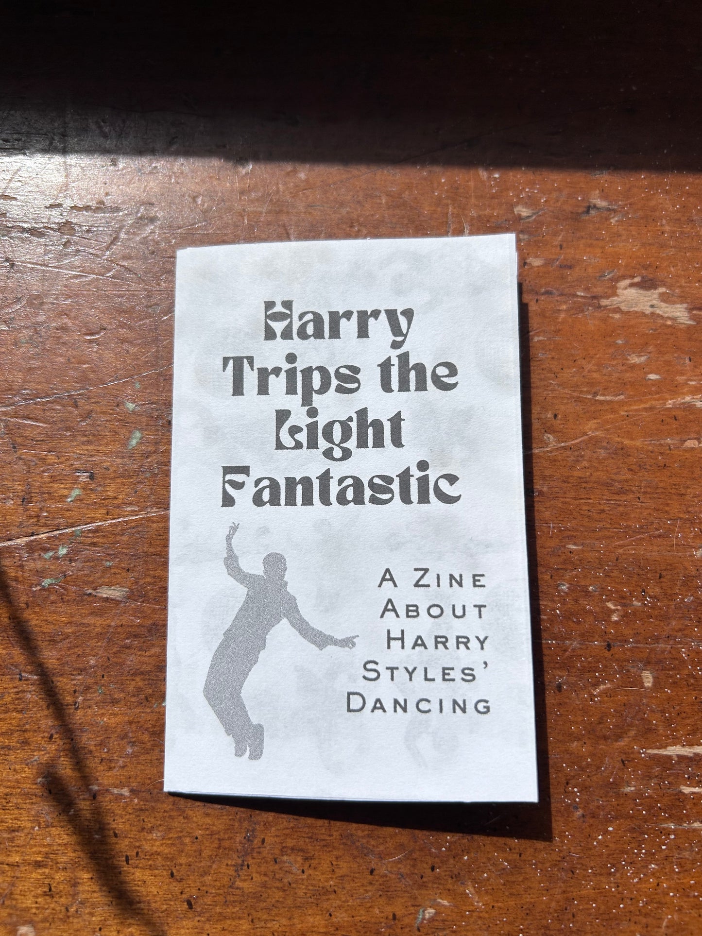 Harry Trips the Light Fantastic (with Sticker)